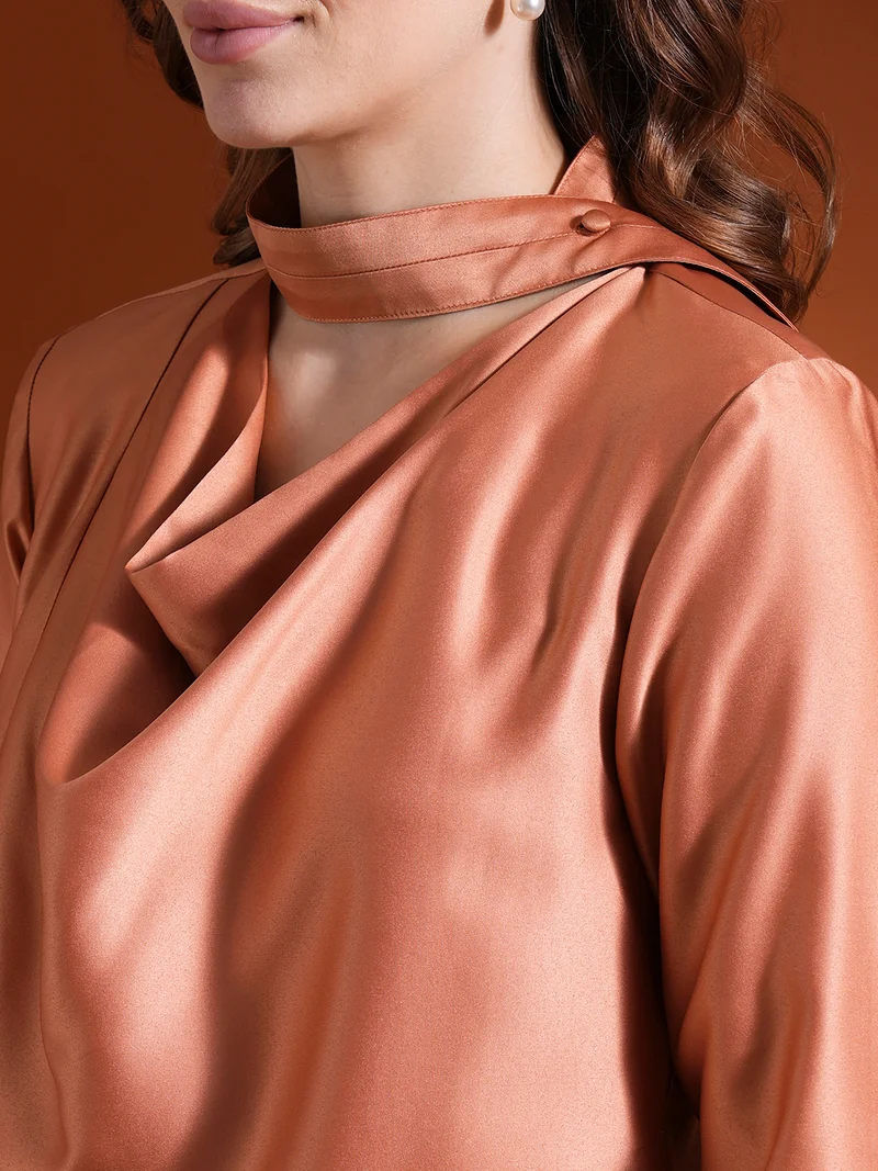 globus Globus Women Satin Workwear Top