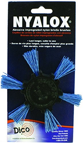 Dico Products 7200039 Nylox Flap Brush 4" 240 Grit, Blue - Image 4