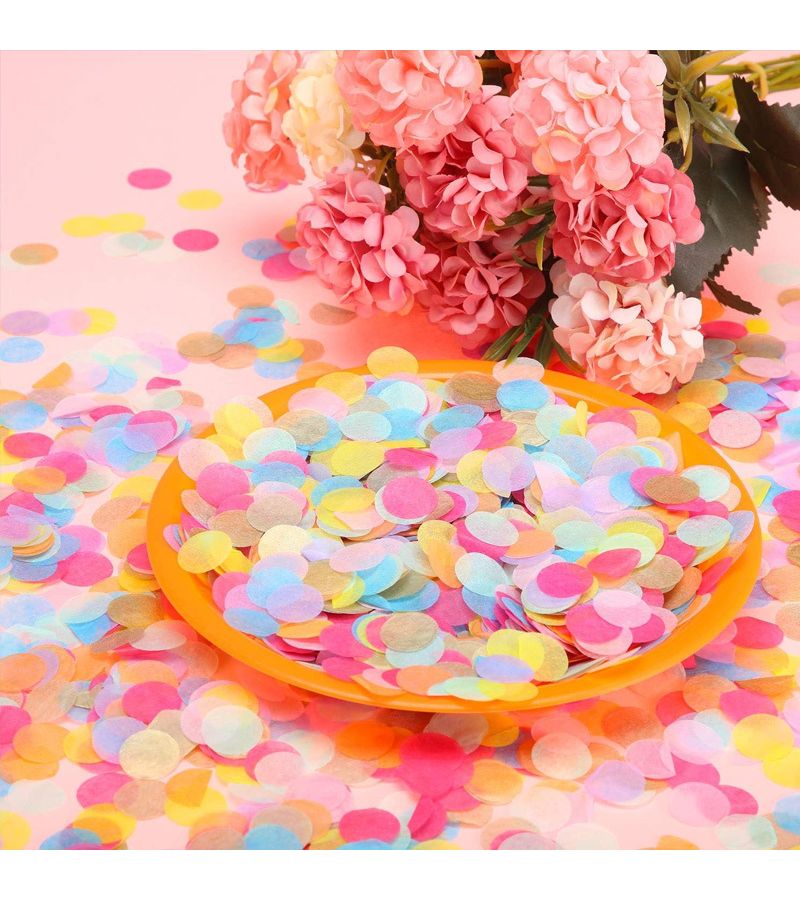 1000pcs Round Confetti Sprinkles MC22 for Birthday Wedding Party Decoration - Image 2