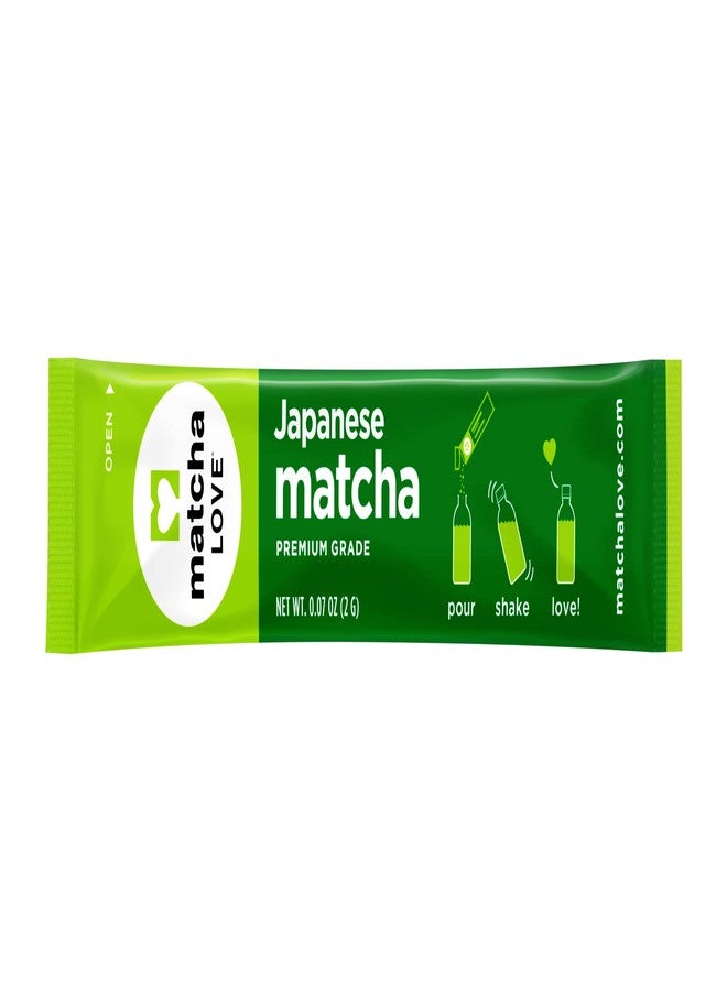 Matcha Love Japanese Matcha Unsweetened Green Tea Powder 15 Sticks per 45ml Tubes - Single Pack - Image 2