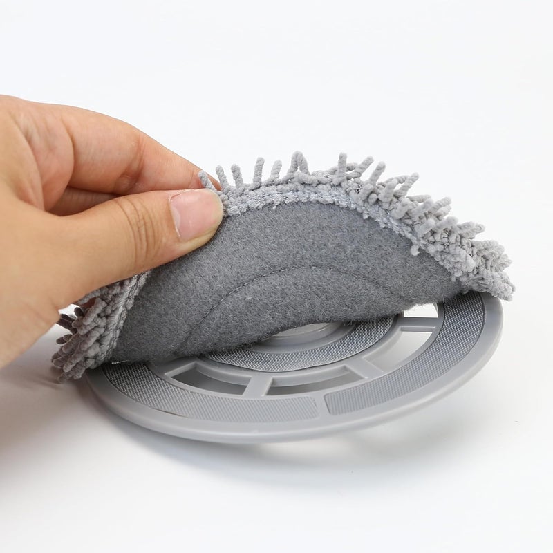 BuleVina 4PCS Mop Cloth Holder Replacement Compatible for Roborock for Q Revo Mop Tray, Mop Mount Spare Accessory Parts - Image 5