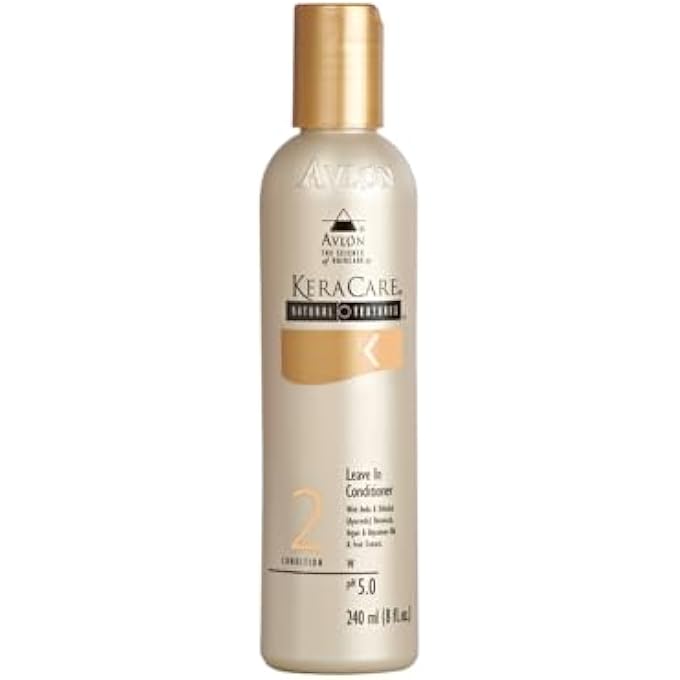 KERACARE NATURAL TEXTURES LEAVE IN CONDITIONER FOR UNISEX, 8 OUNCE