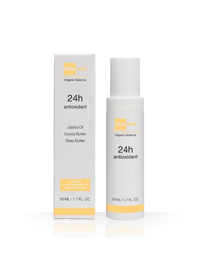 Cicamed Organic Science 24h Antioxidant Moisturizer for Dry Skin Spots - Image 1