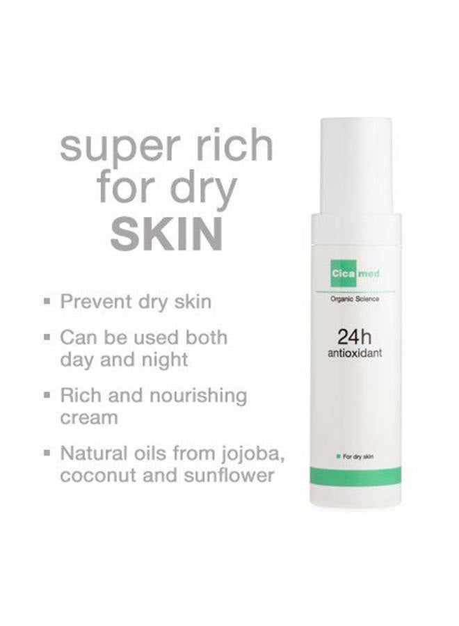 Cicamed Organic Science 24h Antioxidant Moisturizer for Dry Skin Spots - Image 2