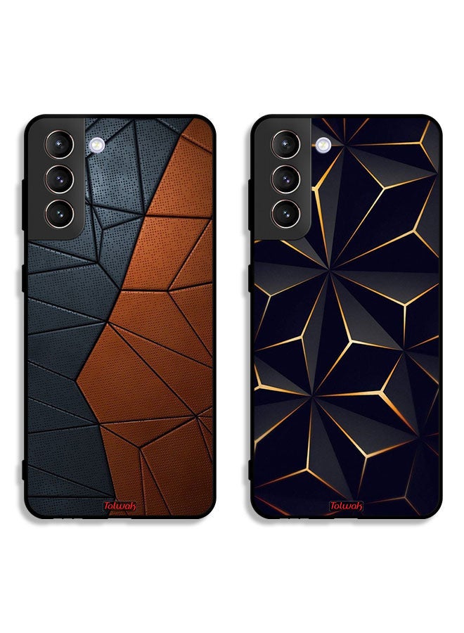 Tolwak Two Cases For Samsung Galaxy S21 FE 5G Protective Covers Pattern - Image 1