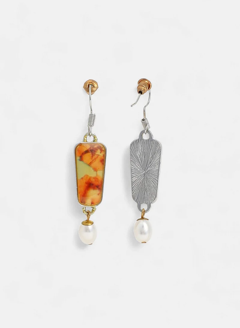 Sohi  Pearl Beaded Contemporary Positano Artificial Drop Earring Jewellery for Women | Best Price UAE