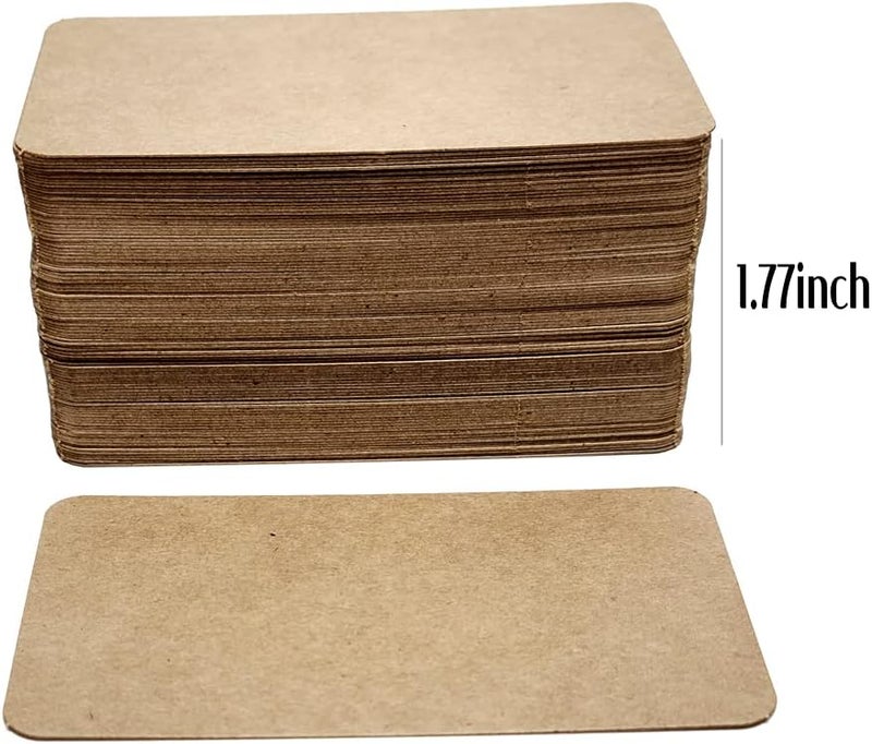 PPAPPAPPIYO 3.5x2 Blank color index cards (100) Paper - Blank (kraft) - Image 3