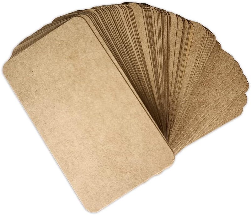 PPAPPAPPIYO 3.5x2 Blank color index cards (100) Paper - Blank (kraft) - Image 2