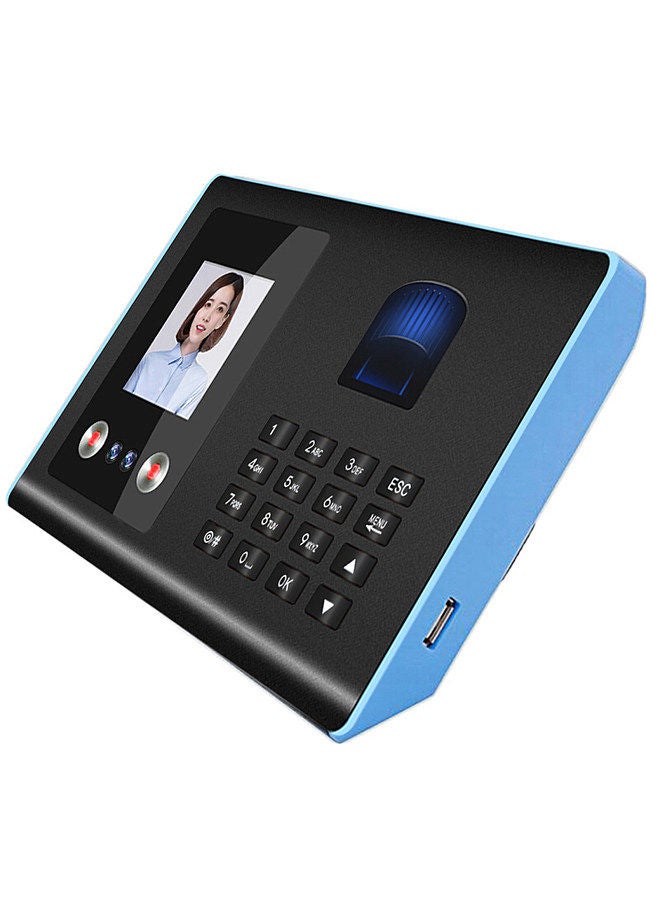 Generic Intelligent Attendance Machine Face Fingerprint Password Recognition Mix Biometric Time Clock for Employees with Voice Broadcast Function Support Multi-language  - Image 2