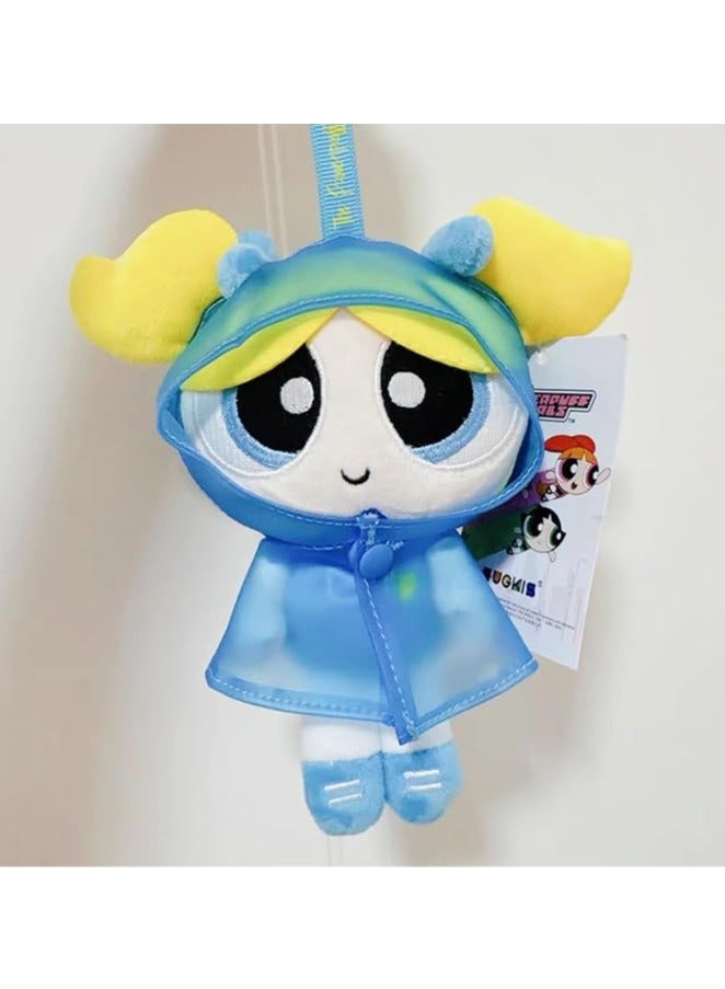 general keychain the powerpuff girls plush toys keychain pendant pendant powerpuff girls handmade decoration surrounding pendant bag hanging fashion cute mobile phone key decoration birthday holiday gift - Image 4