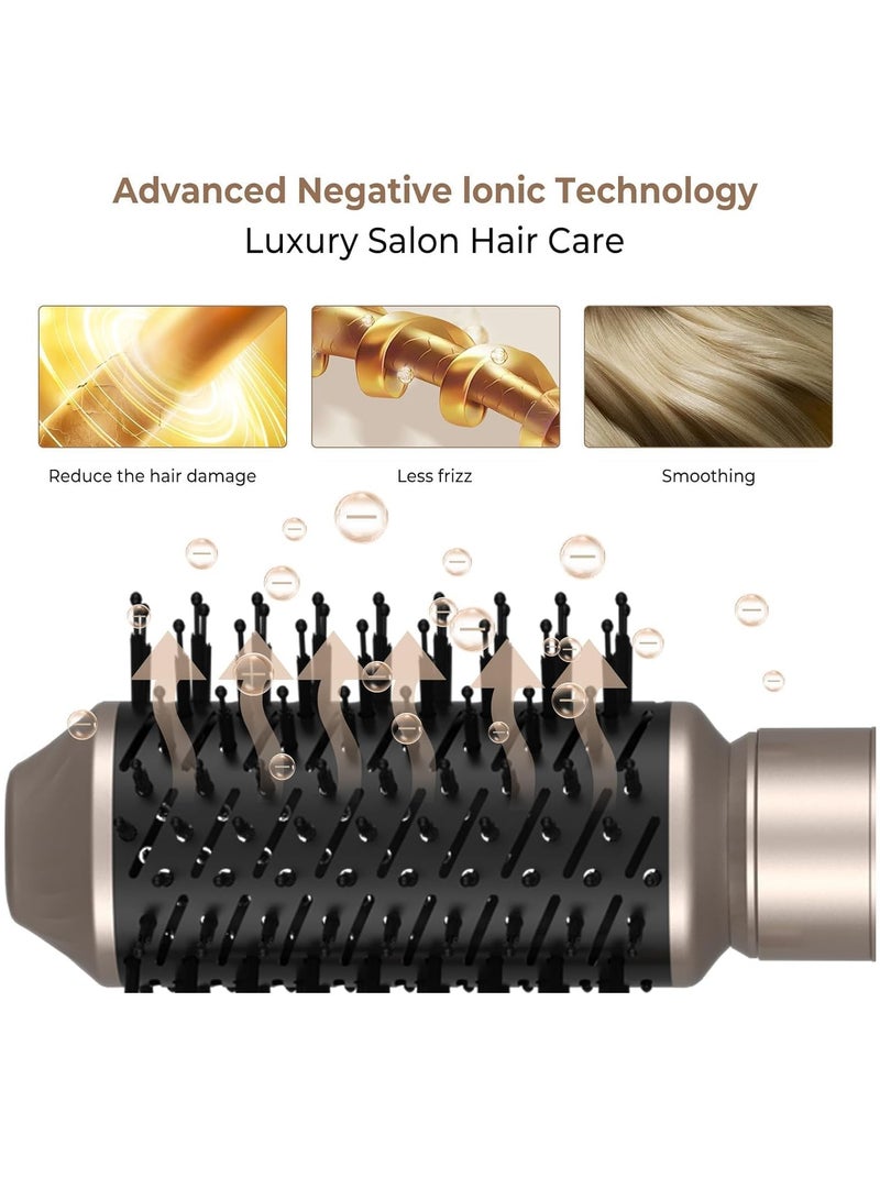 DOSCHER 6-in-1 Hair Dryer Brush & Styling Tool Set All-in-One Salon Hot Air Curler Wrap Styler for Drying, Combing, Curling, Straightening - Image 4