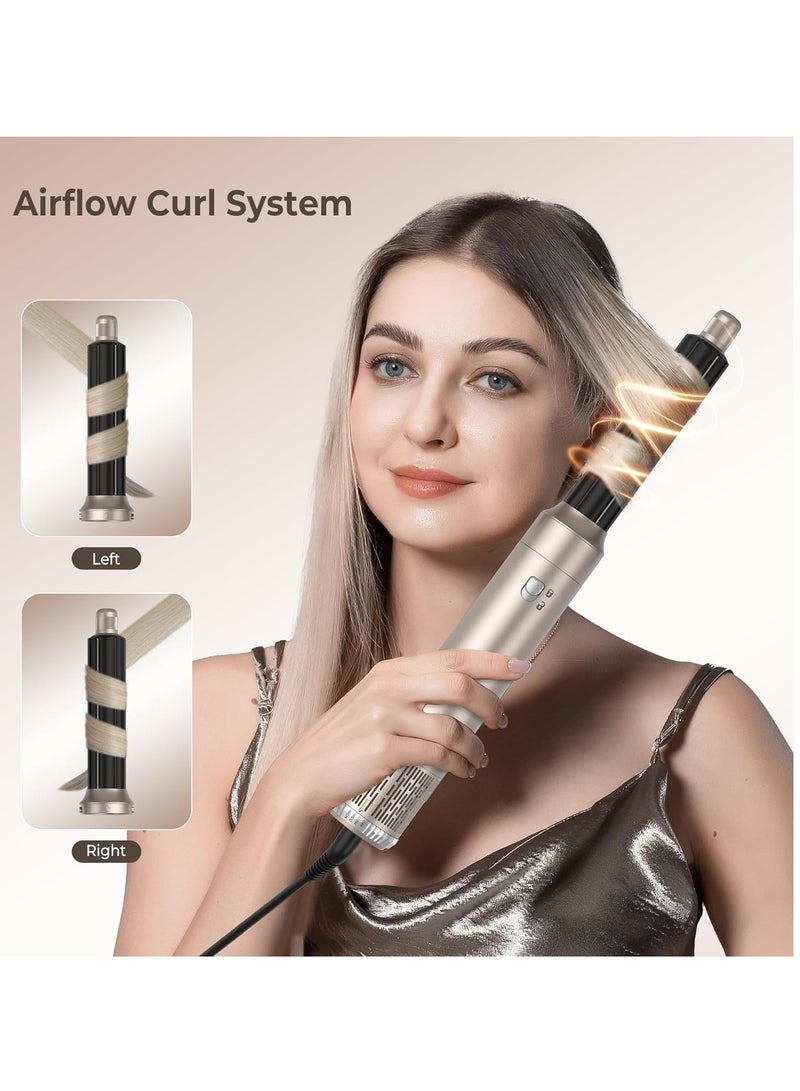 DOSCHER 6-in-1 Hair Dryer Brush & Styling Tool Set All-in-One Salon Hot Air Curler Wrap Styler for Drying, Combing, Curling, Straightening - Image 5