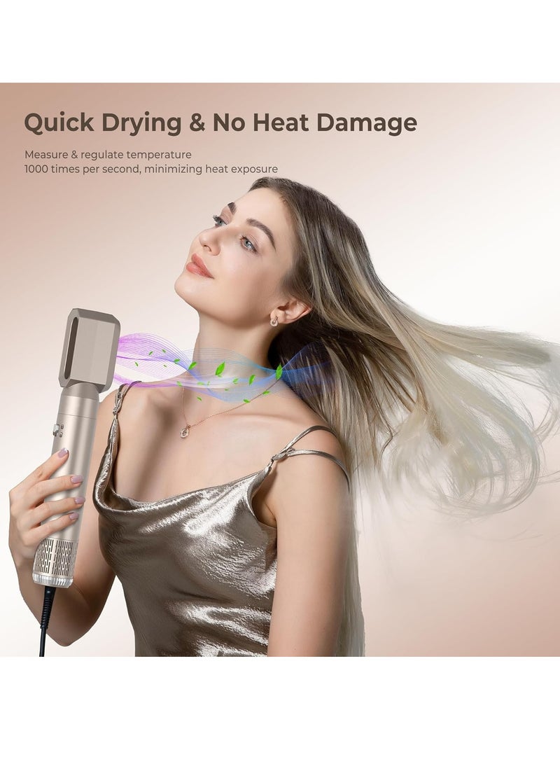 DOSCHER 6-in-1 Hair Dryer Brush & Styling Tool Set All-in-One Salon Hot Air Curler Wrap Styler for Drying, Combing, Curling, Straightening - Image 2