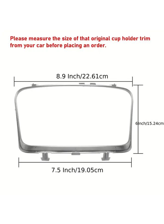 Center Console Cup Holder Trim For W205 W253 Models 1pc - Image 2