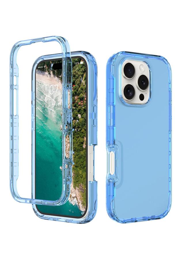 erorex Case For iPhone 16 Pro Max Shockproof Clear Gradient PC + TPU Phone Case - Image 1