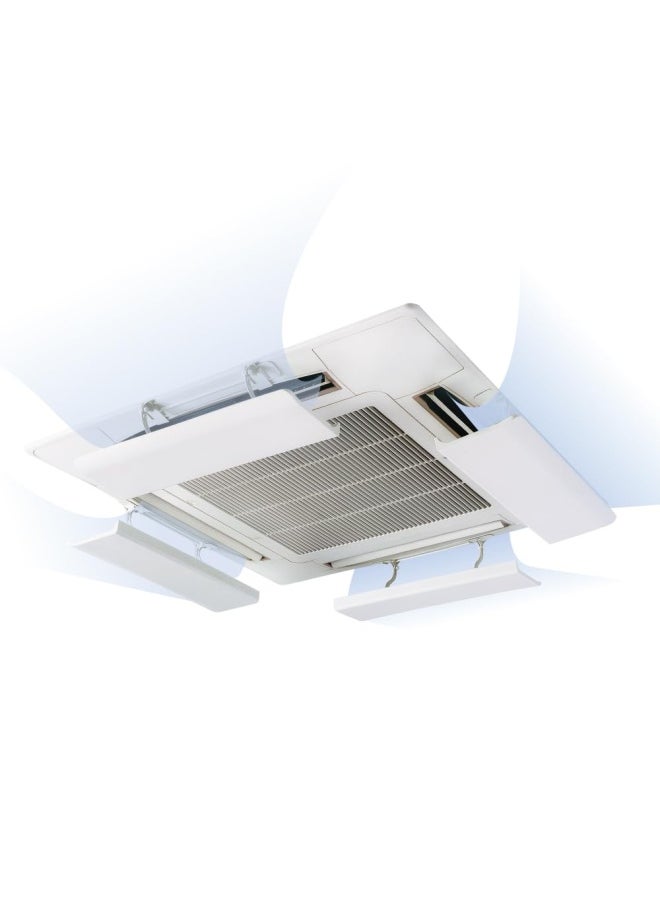 Generic Air Wing  Pro  Angle Adjustable Air Conditioner Deflector helps Cooling Heating Air Circulation  Anti Blast  Wind Baffle and Direction  Anti-Condensation  - Image 2