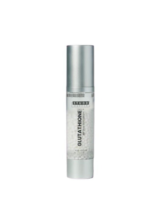 Studd Muffyn Glutathione 3D Glow Face Serum with Hyaluronic Acid & Vitamin E | Anti Aging Serum for Glow, Smooth Skin & Even Tone | Lightweight Daily Face Serum for Women & Men - Image 1