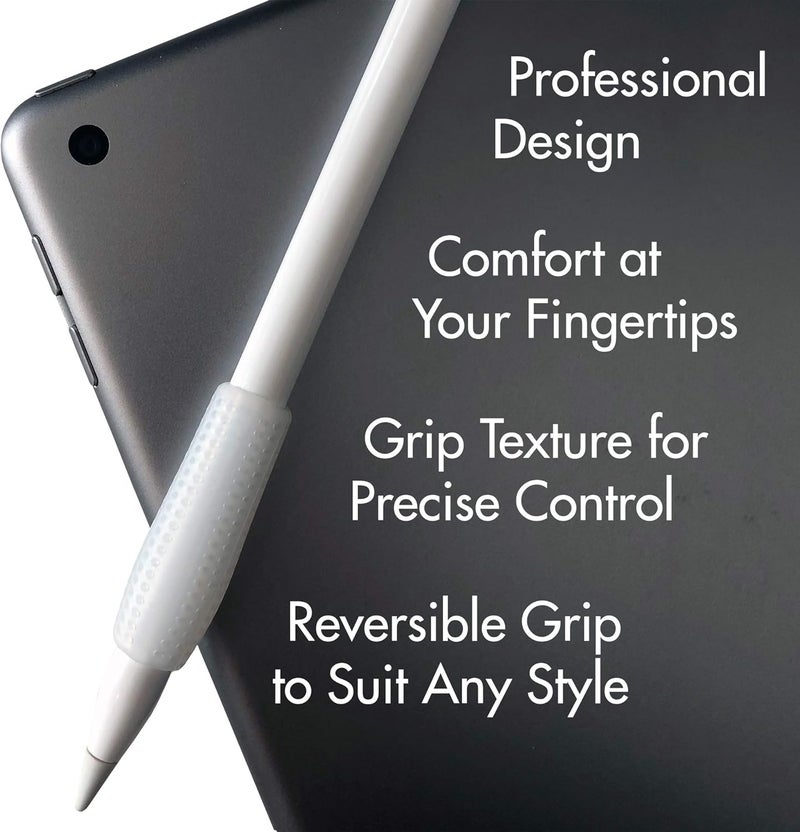 Chrome Cherry Omni Grip 6-Pack of Premium Comfort Grips, Perfect for Apple Pencil, Apple Pencil 2, Styluses, Pens and Pencils - Image 3