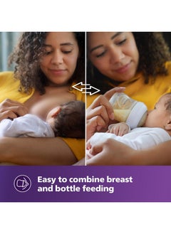 Avent زجاجة تغذية فيليبس أفنت استجابة طبيعية 3.0 سعة 330 مل (عبوة من 2) Scy906/02  - Image 3