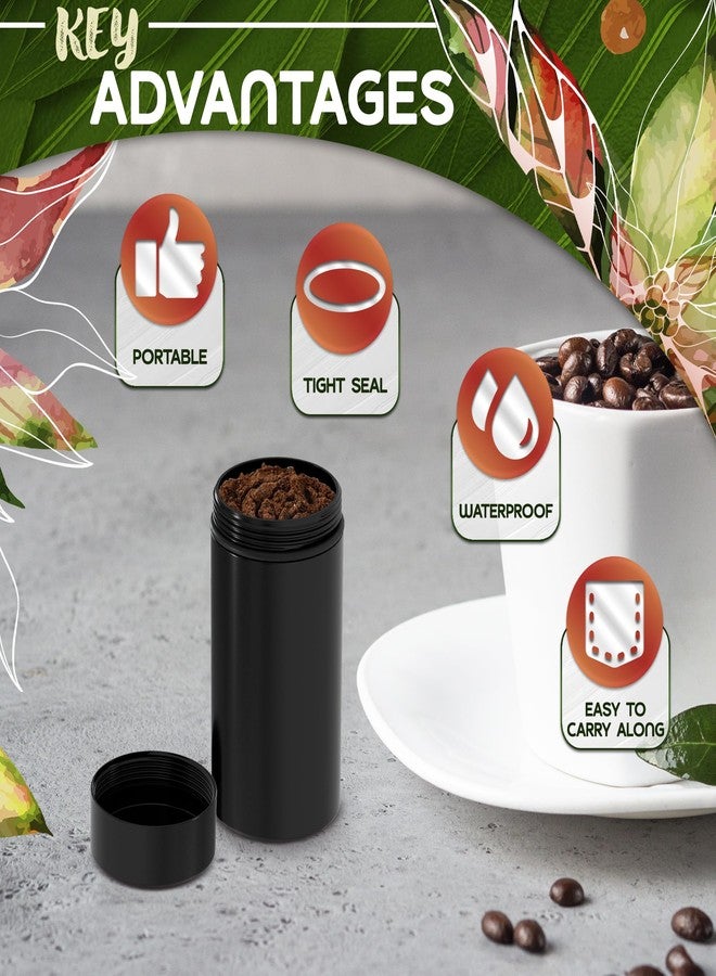 VIKROM 2Pcs 50ml Small Spice Containers - Airtight Aluminum Storage Jars with Lids - Lockable Food Containers with Screw Top - Herb and Spice Jars - Image 4