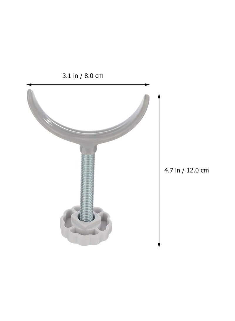 2 Pcs Banister Gate Adaptors U Shped Spindle Gate Extender Spindle Rods Baby Gate Replacement Parts Extensions Accessory Kit
