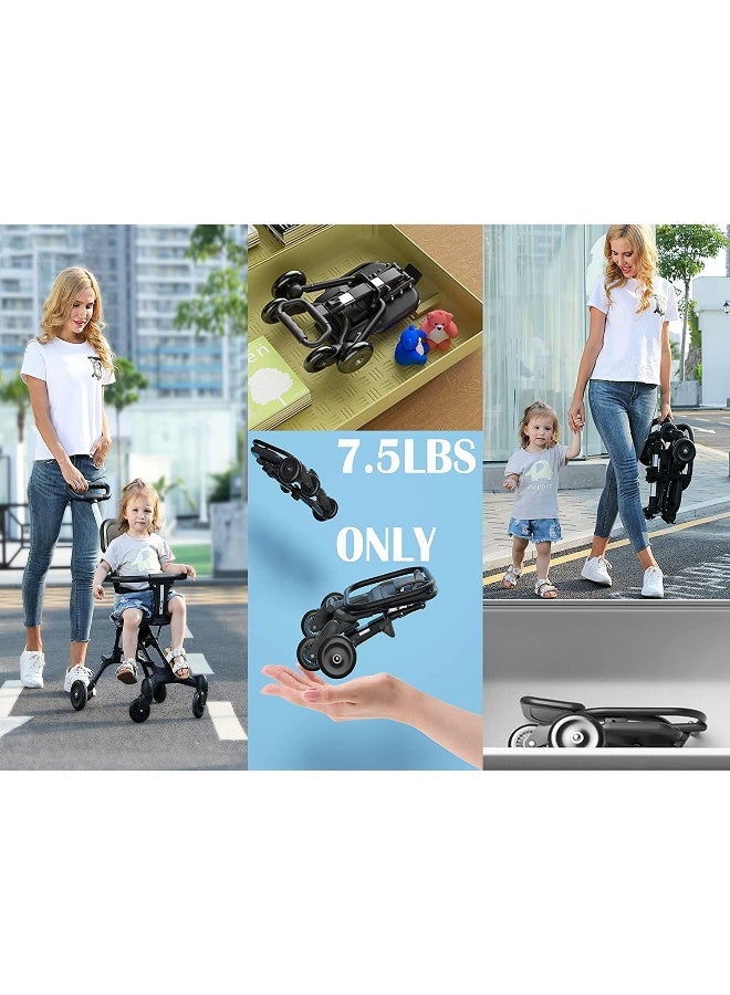 عربة الأطفال الجديدة SUPAAR للسفر - عربة مدمجة للمطار - عربة صغيرة للسفر مع الأطفال - عربة لجميع التضاريس للأطفال - Image 5