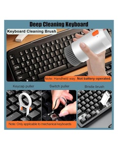 OUYoo OUYoo Keyboard Cleaning Kit Laptop Cleaner, 20-in-1 Computer Screen Cleaning Brush Tool, Multi-Function PC Electronic Cleaner Kit Spray for iPad iPhone Pro, Earbuds, Camera Monitor  - Image 5
