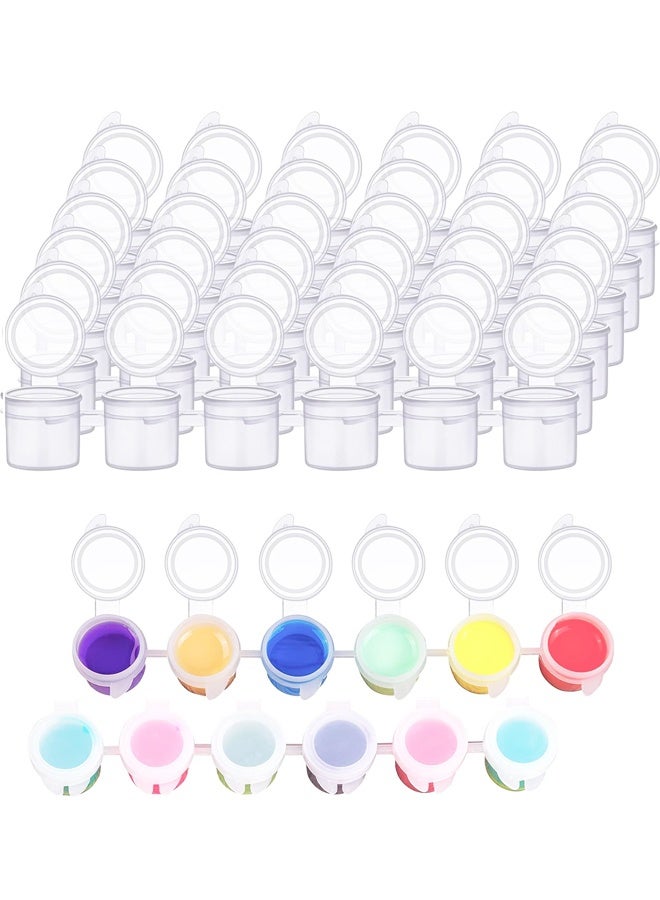 24 Strips Empty Paint Pots Strips with Lid Painting Arts Crafts Supplies for Classrooms Schools Paintings Art Festivals - Image 1