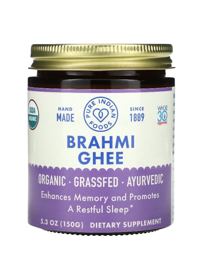 Pure Indian Foods Pure Indian Foods, Organic Brahmi Ghee, 5.3 oz (150 g)  - Image 1