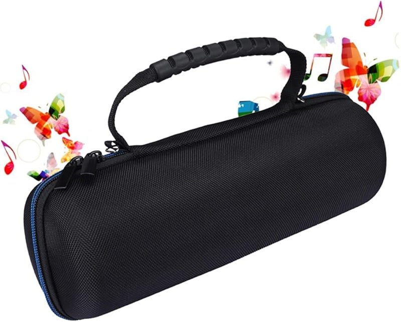 Black Eva Hard Case with Zipper Bungee Design for Secure Portable Storage - Image 1