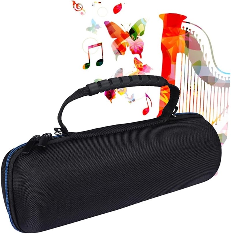 Black Eva Hard Case with Zipper Bungee Design for Secure Portable Storage - Image 3