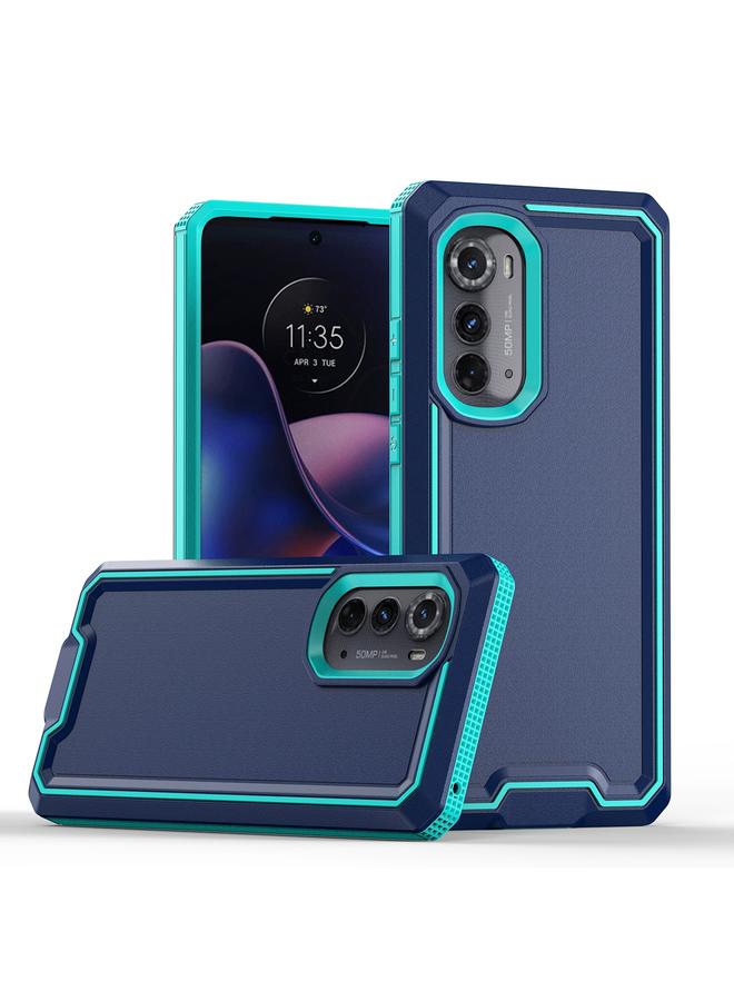 اس-توب جراب لهاتف Motorola Edge 2022 Armour جراب هاتف من مادة TPU + PC ثنائية اللون - Image 1