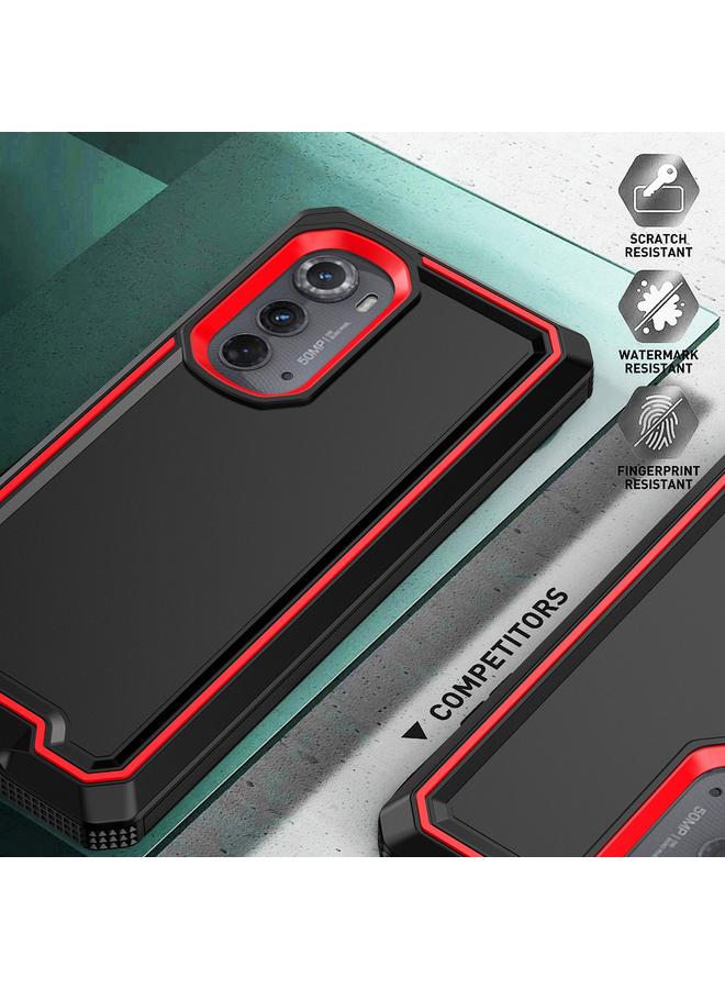 اس-توب جراب لهاتف Motorola Edge 2022 Armour جراب هاتف من مادة TPU + PC ثنائية اللون - Image 5