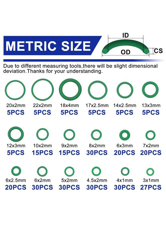 BUSY-CORNER 612 Pcs Automotive AC O Rings Kit, SAE& Metric Air Conditioning O Rings Assortment for Car A/C Compressor and Professional Plumbing Faucet Seal Repair with 4PCS O-Ring Picks - Image 2