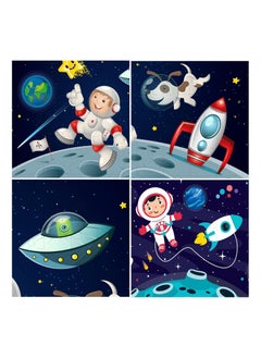 Fiddlys Fiddly's Jigsaw Puzzles 16 Pieces for Kids Ages 3+ (Space World Pack of 4)  - Image 1