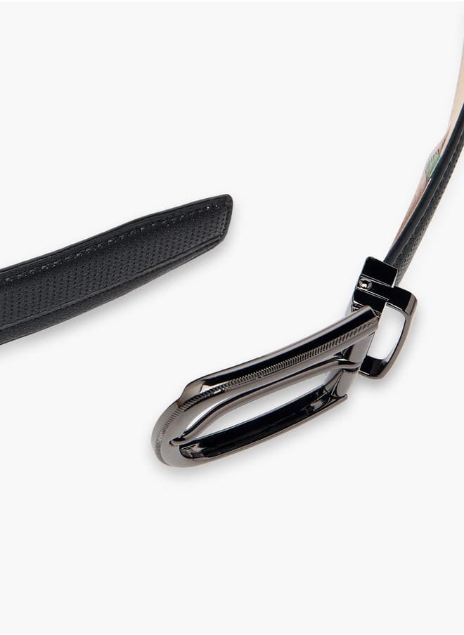 LBL by Shoexpress Men's Textured Belt with Pin Buckle Closure  - Image 5