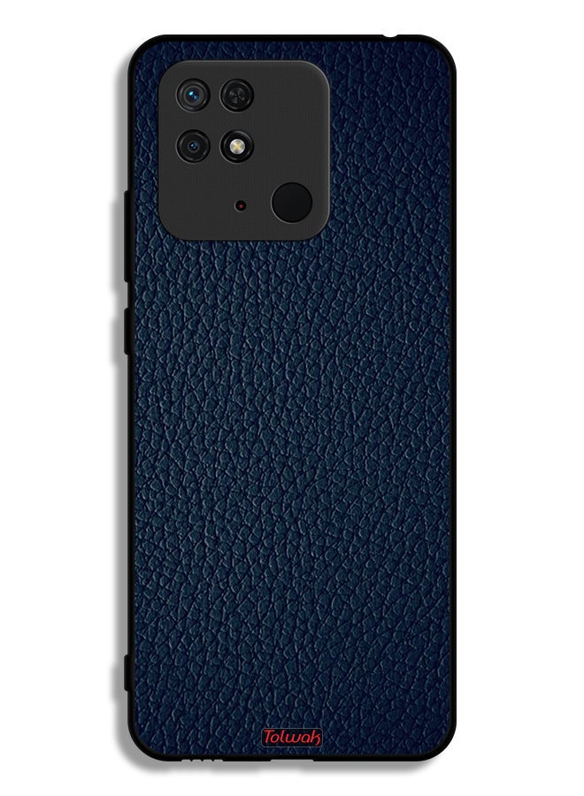 Tolwak Xiaomi Redmi 10C Protective Case Cover Leather Pattern - Image 2