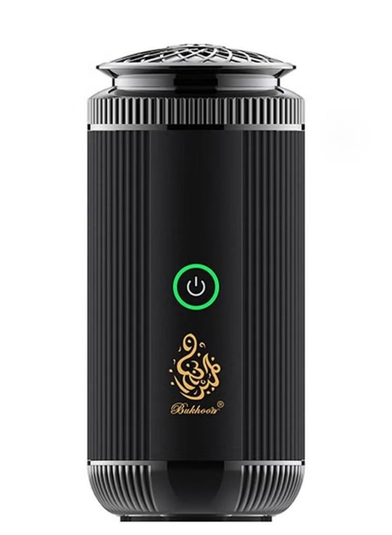 دينكس مبخرة الكترونيه مع مروحة رادياتير، معدن ممتاز، بطارية 2000 مللي أمبير، شحن من النوع C - المبخرة المحمولة للمنزل والسيارة والغرفة - Image 2