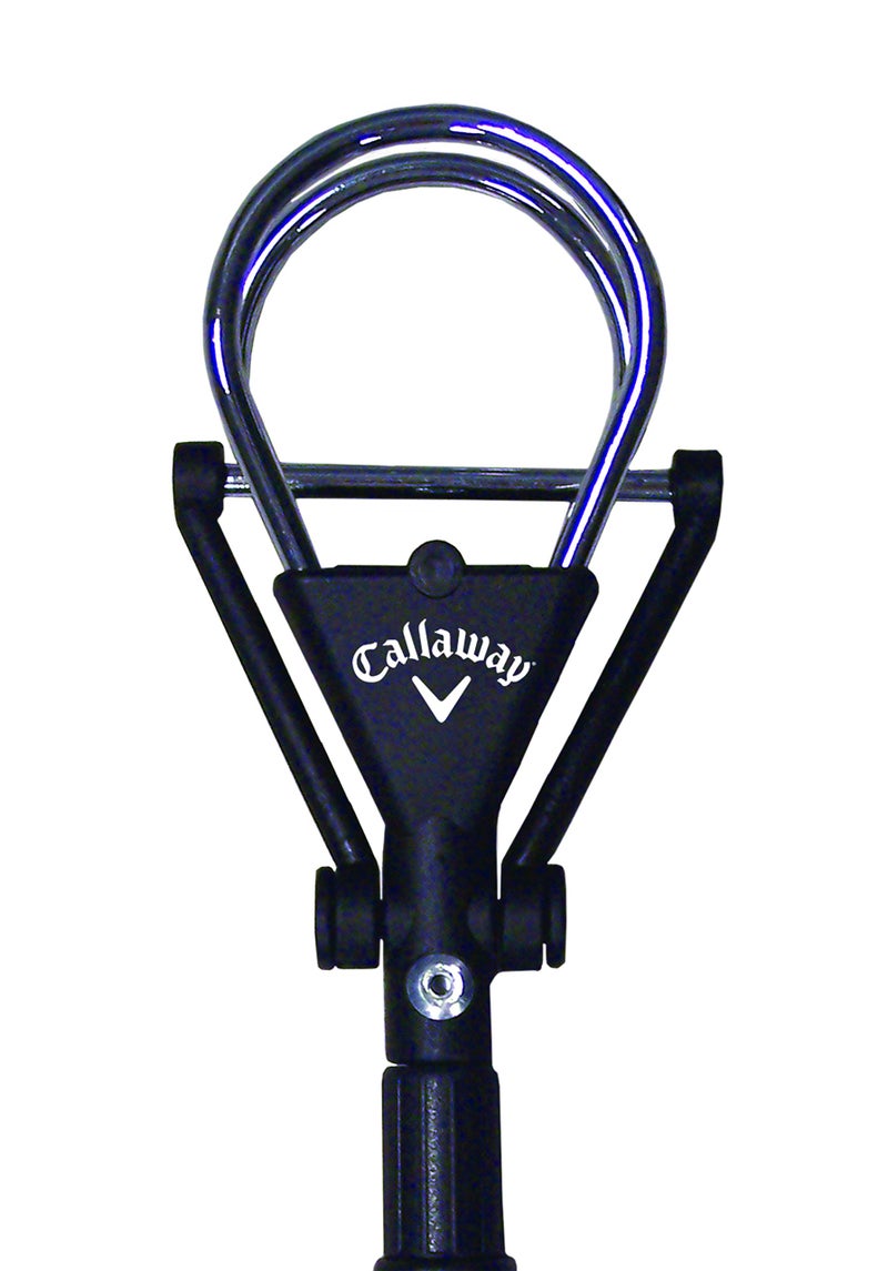 Callaway استرجاع كرة الجولف من كالاواي للماء، قابلة للتمديد مع غطاء رأس مزدوج بسحاب، أسود، 15 قدم - Image 2