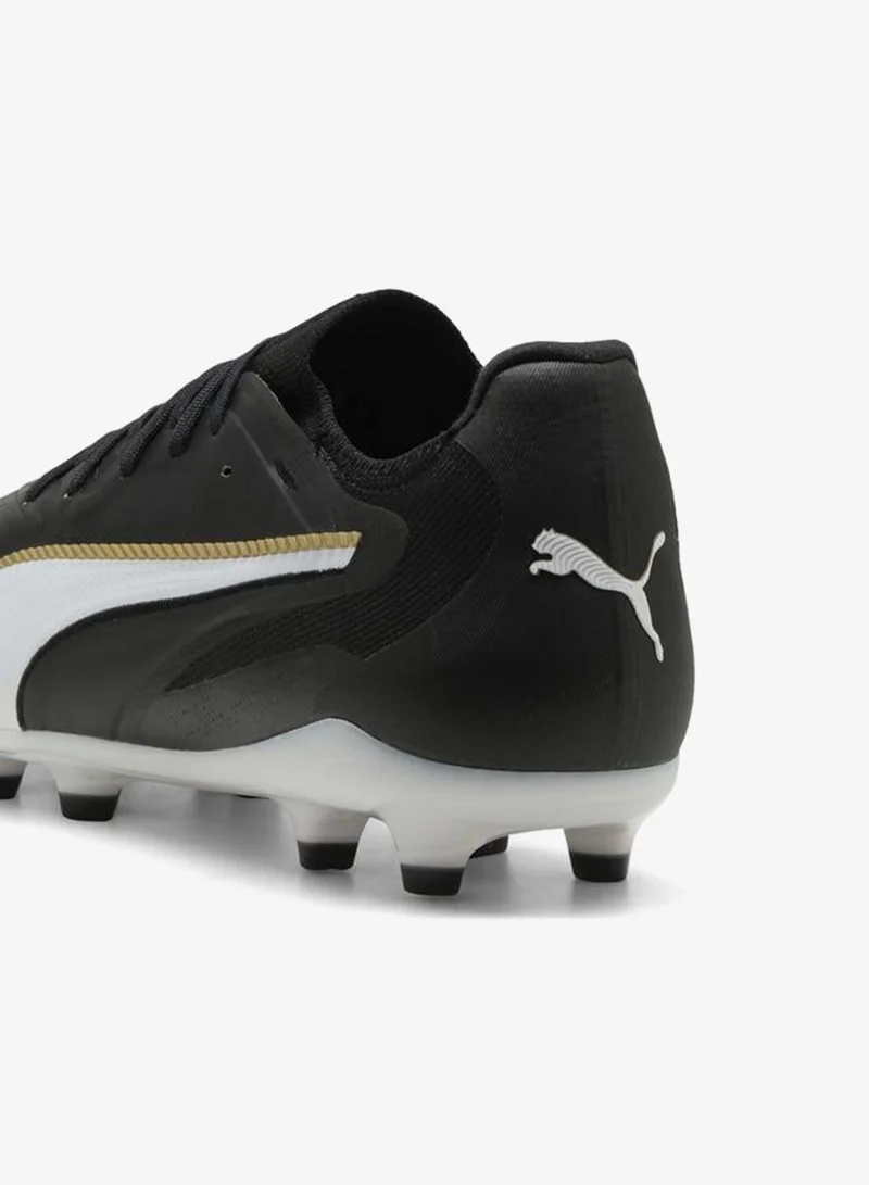 Puma PUMA Black-PUMA White-PUMA Gold KING 20 ULTIMATE FG/AG Football Boots Unisex for Men | Best Price UAE