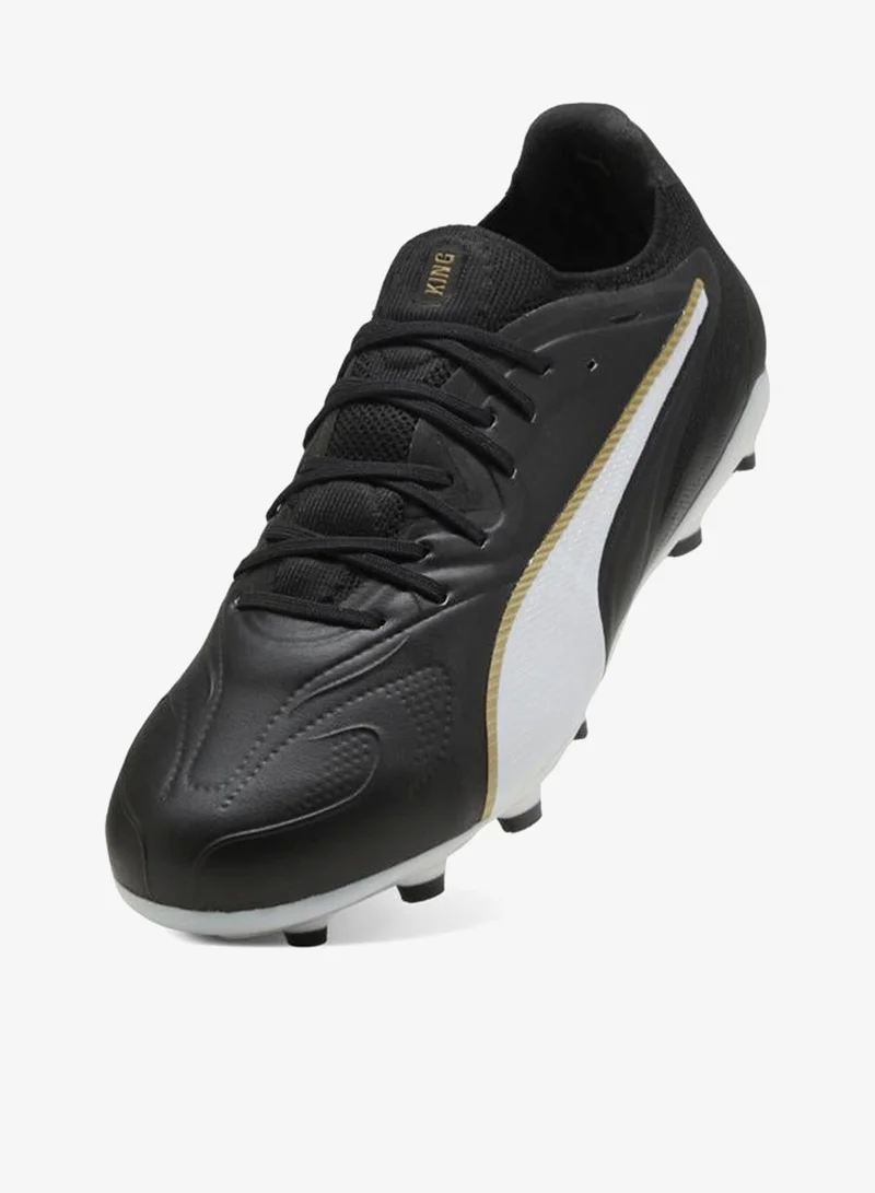 Puma PUMA Black-PUMA White-PUMA Gold KING 20 ULTIMATE FG/AG Football Boots Unisex for Men | Best Price UAE