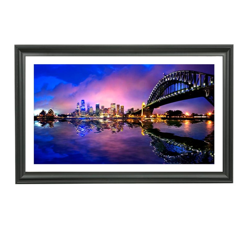 إطارات صور بانورامية LTYHHK 12x20 من الخشب الصلب تعرض صور 10x18 مع إطار أو 12x20 بوصة بدون إطار إطارات صور 12x20 للعائلة على الحائط 10x18 إطار صور أسود LMKB1220