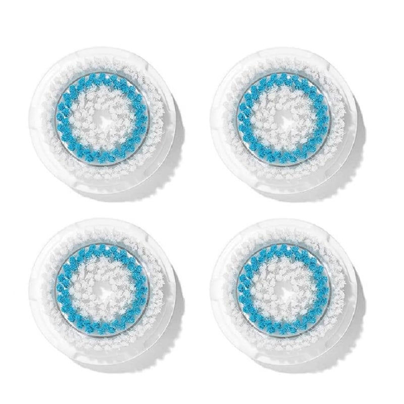 Clarisonic رأس فرشاة تنظيف الوجه العميق من كلاريسونيك بديل لميا 1، ميا 2، ميا فيت، ألفا فيت، سمارت بروفايل أبلفت وألفا فيت إكس، 4 قطع - Image 1