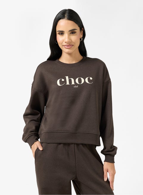 ONLBEST Long sleeve PRINT CREW NECK Sweatshirt