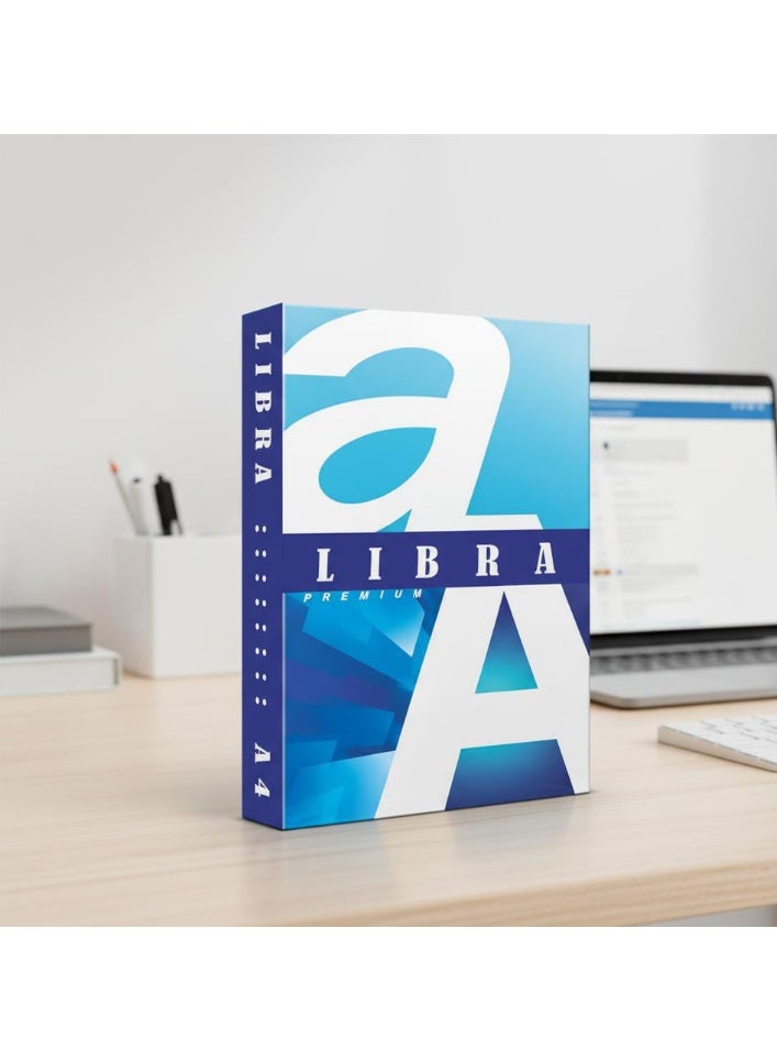 Libra Printer Copy Paper, Size A4, GSM 80, 500 Sheets libra - Image 1
