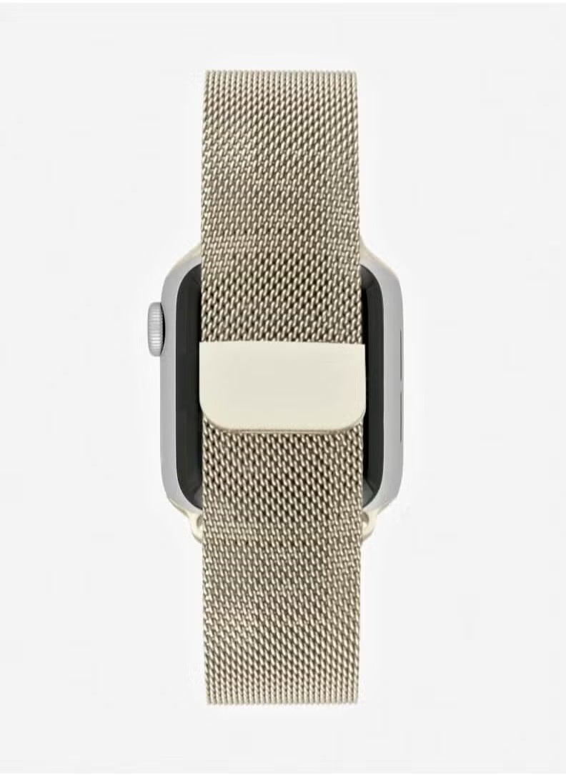 TIGER - Apple Watchband 42mm, 44mm, 45mm, 49mm Milanese Apple Watch Strap – Adjustable, Stylish Stainless Steel Mesh Band for Apple Watch Series 1-8, SE, Ultra – Comfortable, Durable, Sleek Design for Everyday Wear - Image 1