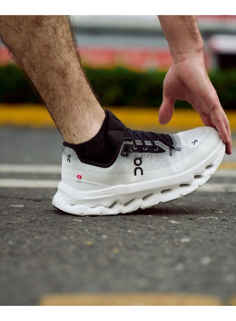 On Running clouds ivory/Black High Top Sneakers Lightweight Breathable Casual - Image 3