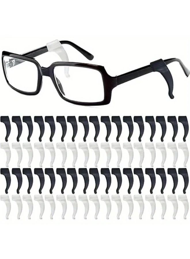 White 20PCS Silicone Non Slip Glasses Ear Hook Temple Covers Hypoallergenic Accessories - Image 2