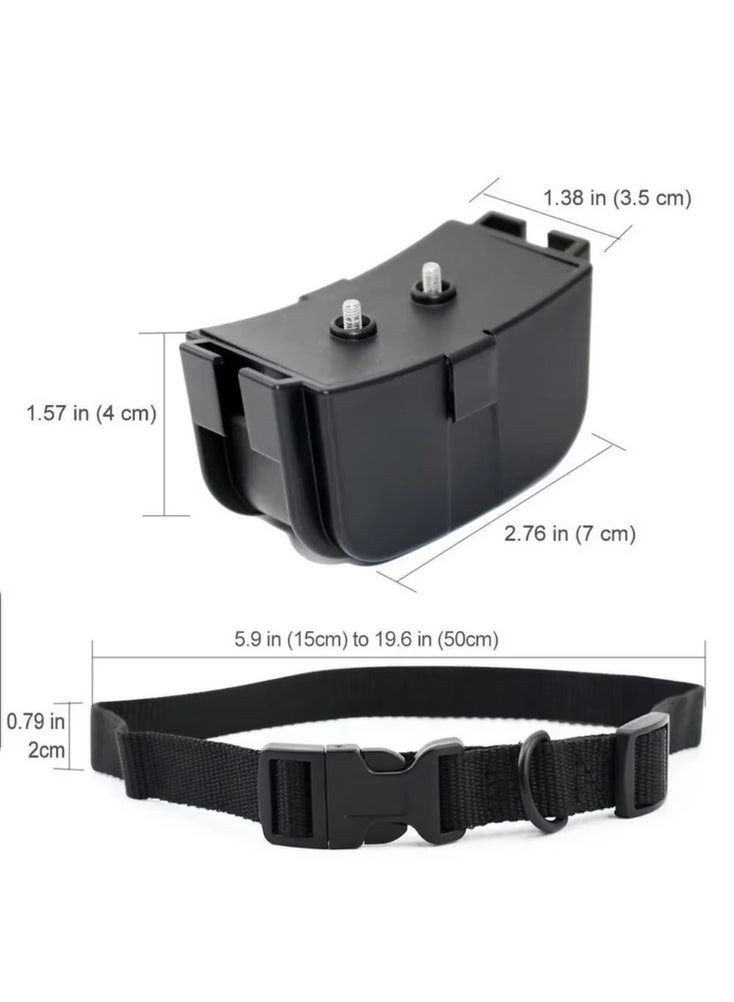 Electric Dog Training Collar with Remote 300M, Rechargeable Waterproof Shock Collar for Large Small Dogs, 100 Levels Vibration Static, LCD Display, Adjustable Anti Barking Trainer for Pet Stop Barking-998DR - Image 5