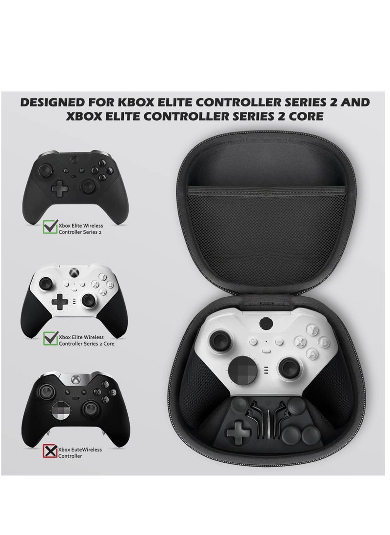 Excefore - Complete Component Pack for Xbox Elite Wireless Controller Series 2，package Includes 1 Carrying Case 1 Dock, 4 Paddles, 2 DPads, 6 Thumbsticks,1Tool - Image 1